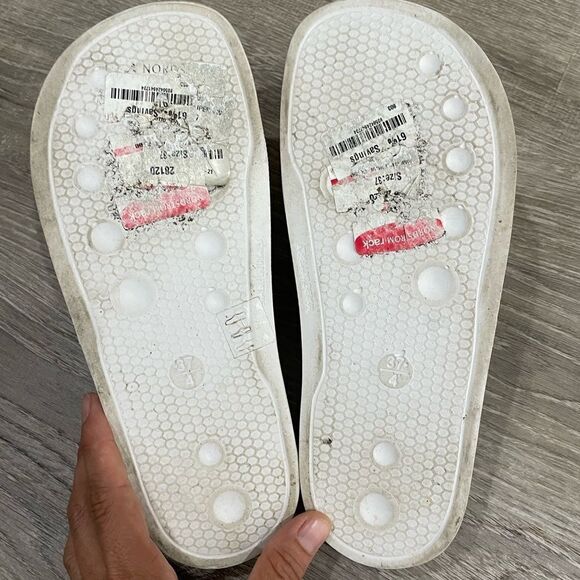 P448 Womens Multicolor Snake Print Slip On Comfort Slide Sandals Size 7 - Picture 4 of 6